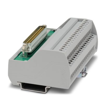 Phoenix Contact VIP Series 37-Contact Male Interface Module, D-sub Connector, DIN Rail, 2A