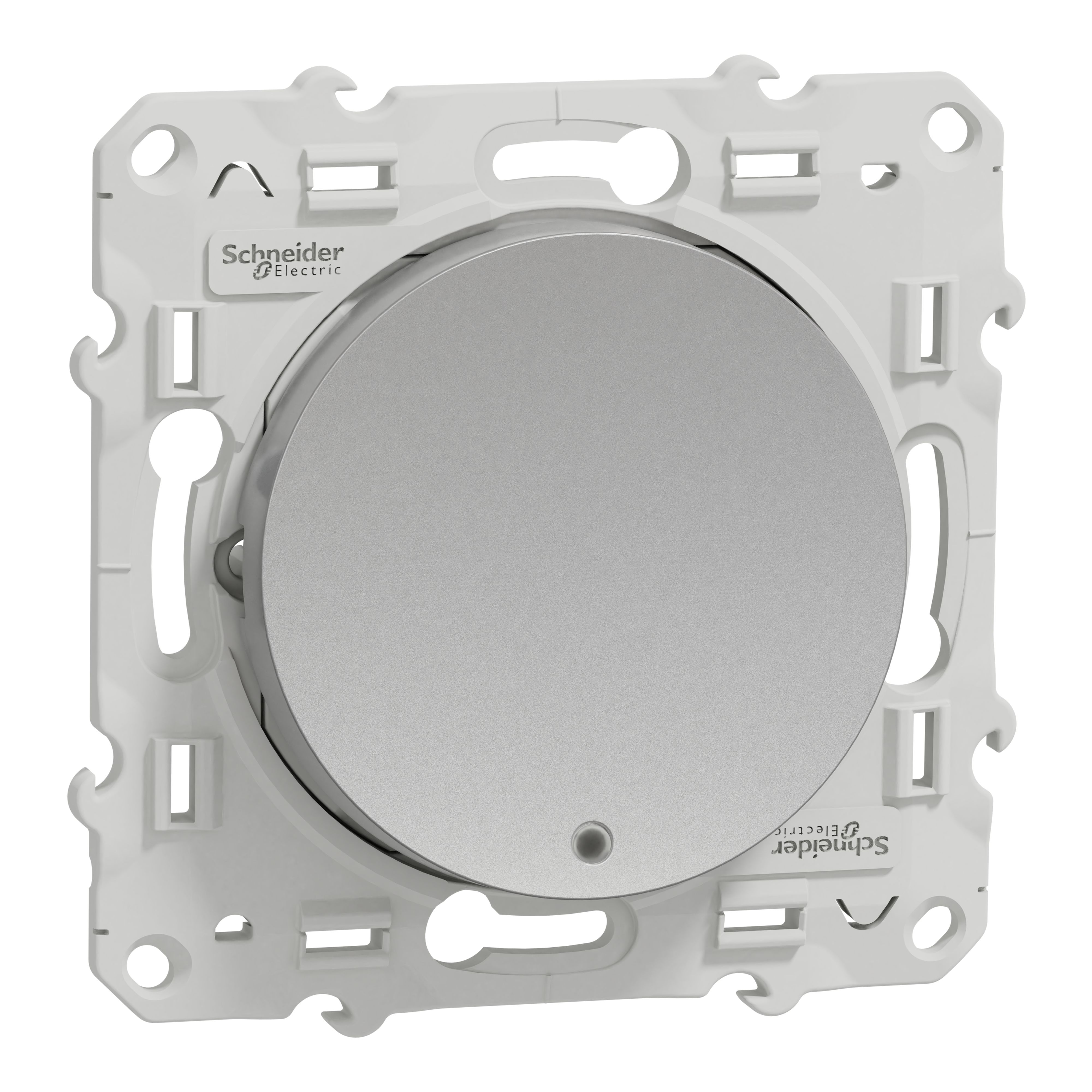 Schneider Electric Grey Rocker Switch, 2 Way, 1 Gang, Odace