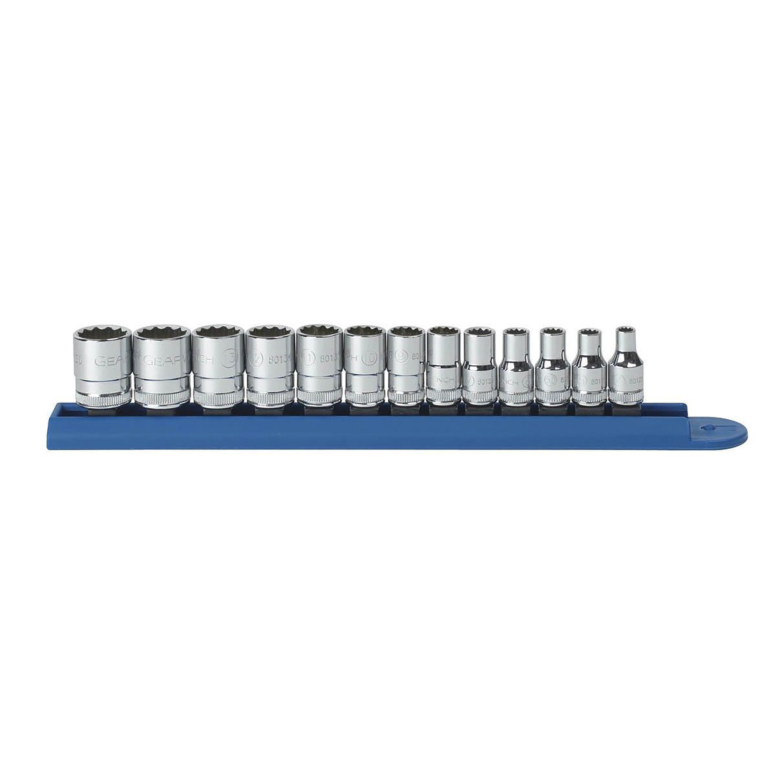 GearWrench 13-Piece Metric 1/4 in Standard Socket Set , 12 point