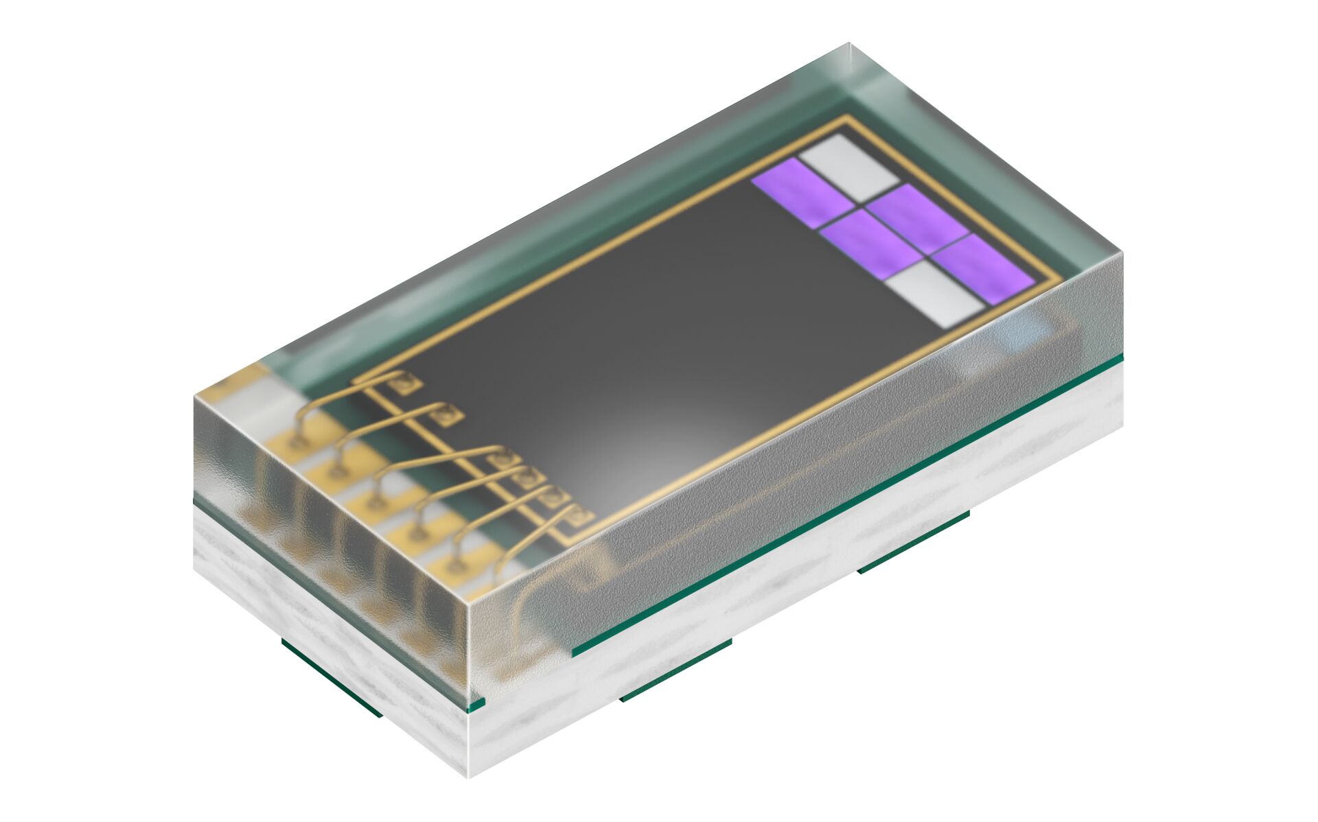 TSL25223 ams OSRAM, Ambient Light Sensor, Ambient Light 940 nm I2C 6-Pin OLGA