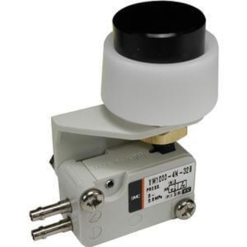 SMC Basic 2/2 Mechanical Valve VM100 Series, One-Touch Fitting 4 mm, 4mm, Series VM1000
