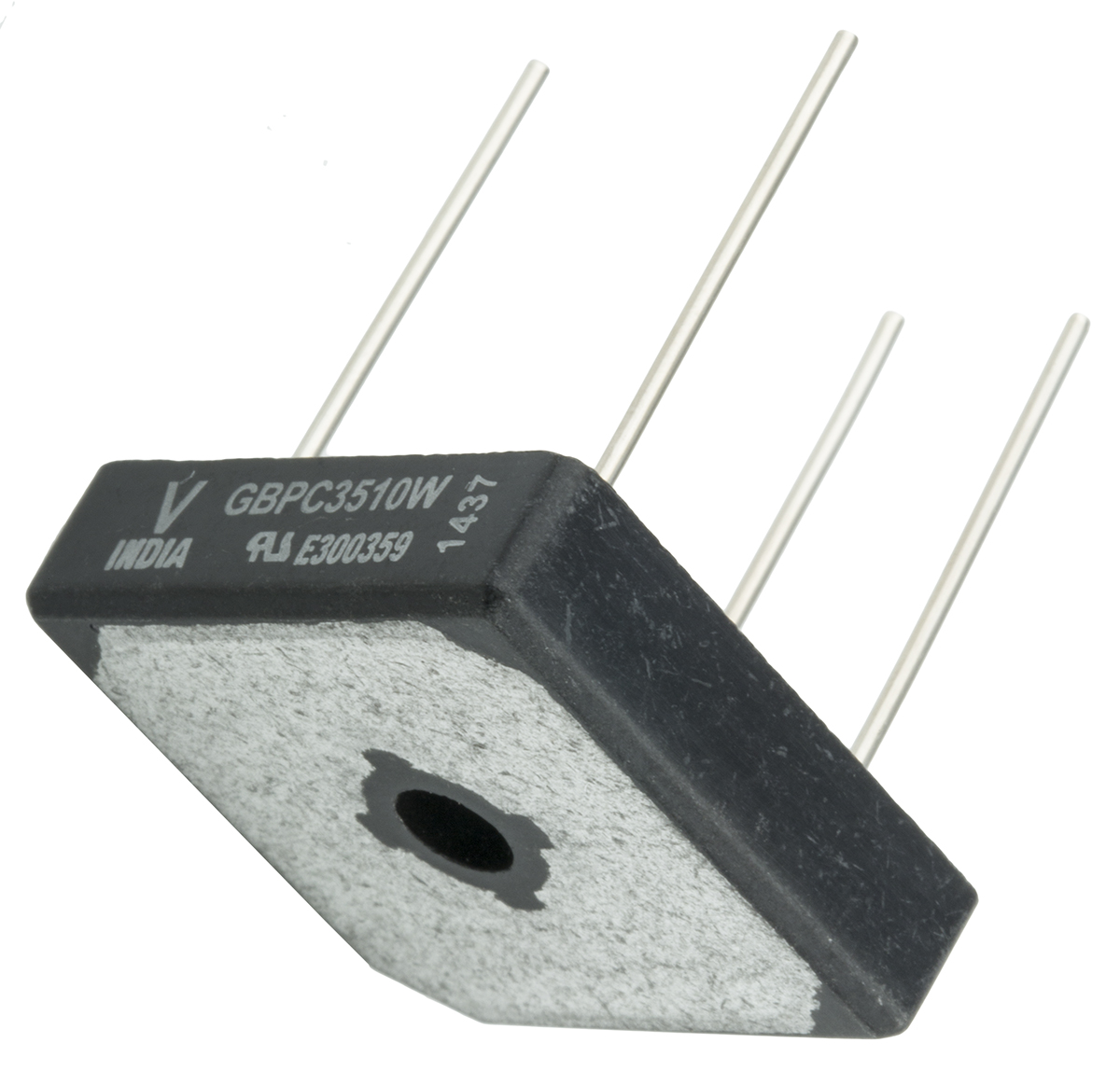 Vishay Bridge Rectifier, 35A, 1000V, 4-Pin