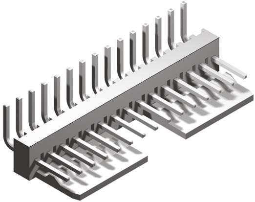 Molex KK 254 Series Right Angle Through Hole Pin Header, 16 Contact(s), 2.54 mm Pitch, 1 Row, Unshrouded