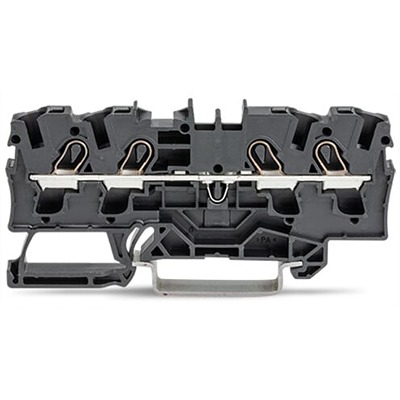 WAGO 2004-1405 TOPJOB S Series Black, 4mm², 1-Level, Push In Termination, ATEX, CSA, IECEx
