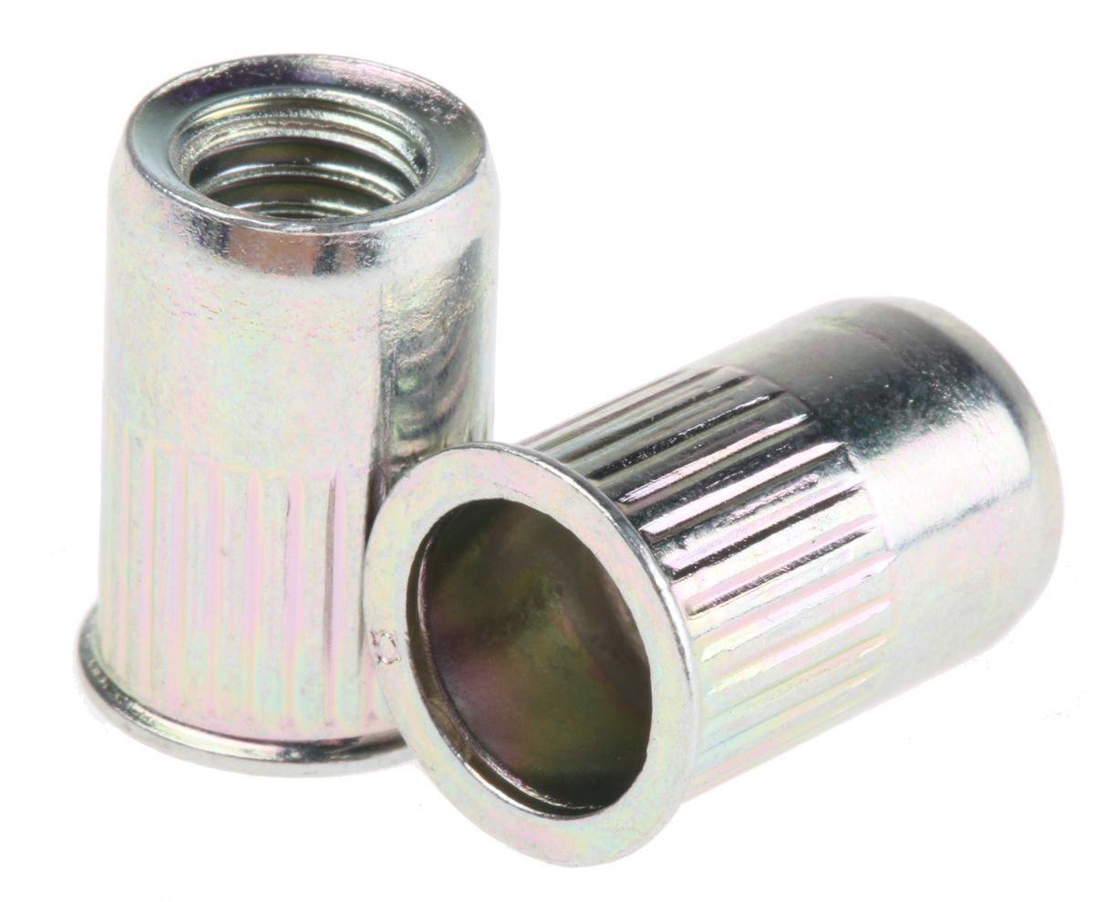 Böllhoff Plain, M6 Steel Threaded Insert, 10mm diameter 9mm Depth 14mm