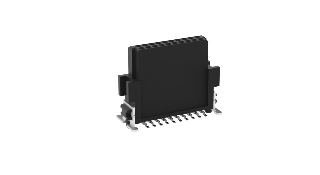 ERNI Surface Mount PCB Socket, 20-Contact, 2-Row, 1.27mm Pitch