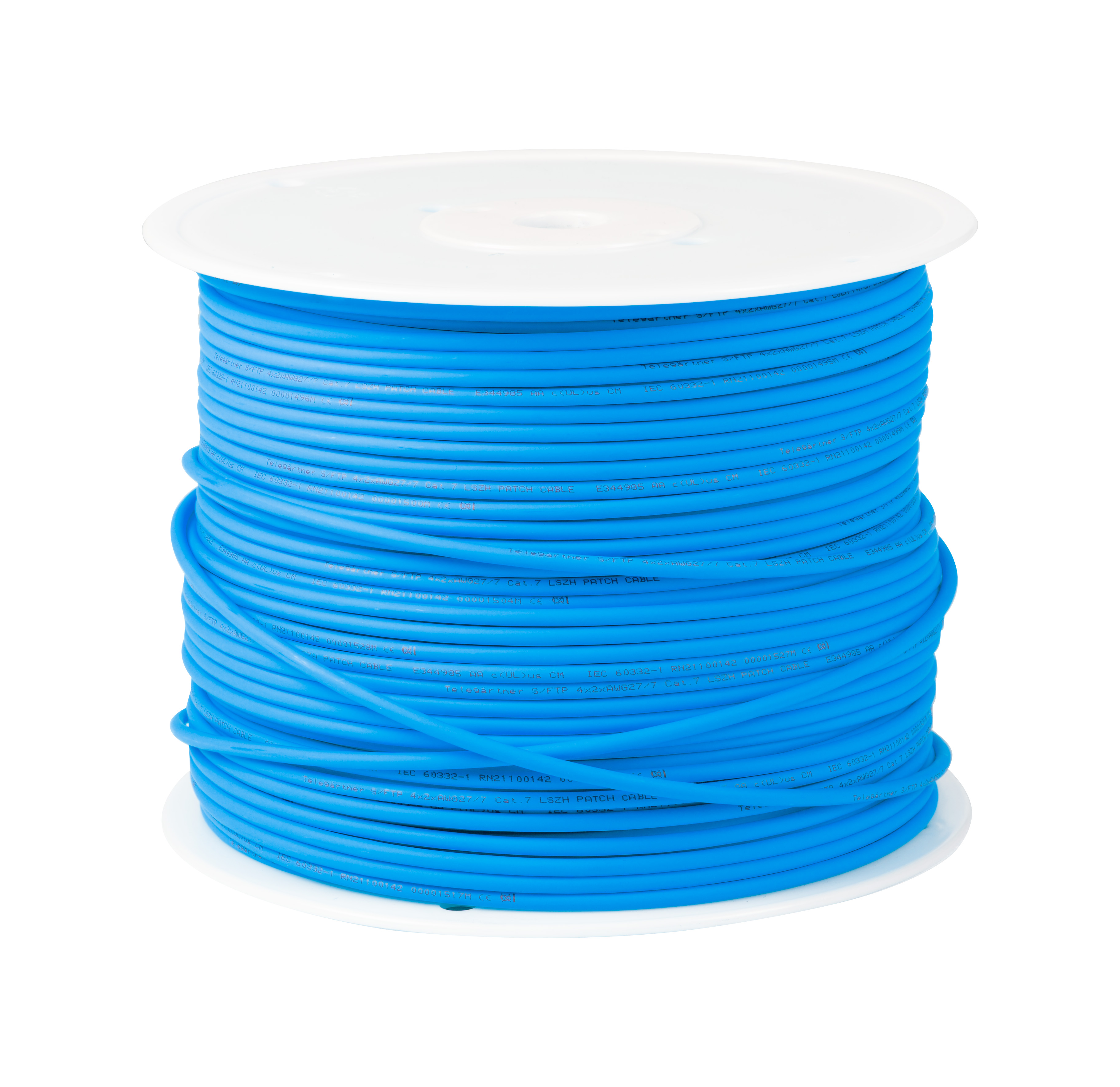 Telegartner, 305m Cat7, Blue, S/FTP Shielded, Unterminated LSZH Sheath