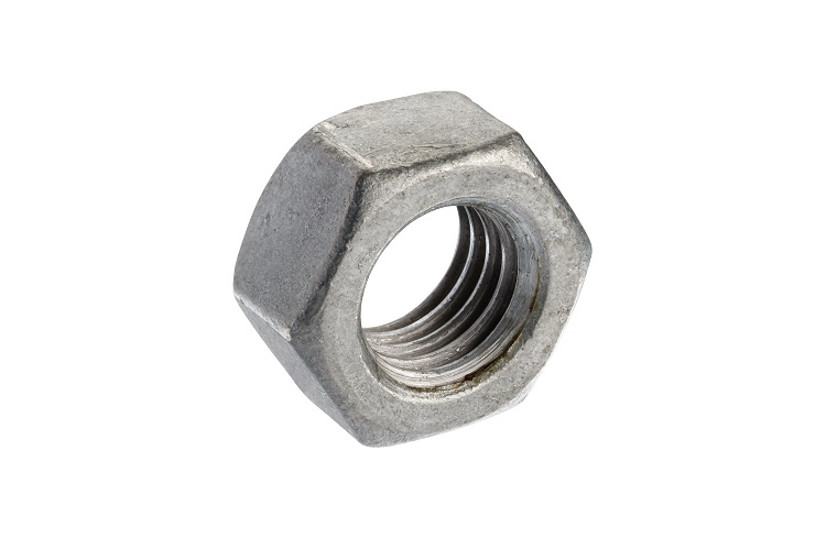 RS PRO, Galvanised Steel Hex Nut, DIN 934, M30