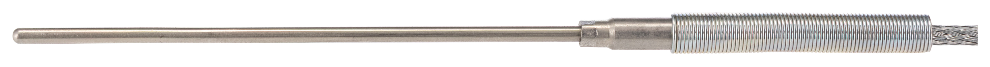 RS PRO PT100 Temperature Sensor, 3mm Dia, 100mm Long, 3 Wire, Probe, 400°C Max