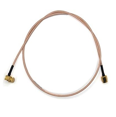 Mueller Electric BU Series Male SMA Right Angle to Male SMA Straight, 500 mm 50 Ω