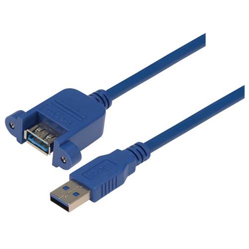 L-Com USB 3.0, Male USB to Male USB A, 300mm