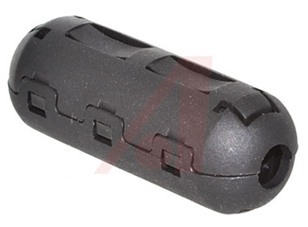 Laird Ferrite Bead (Snap-On EMI Core, Split EMI Core), 18.75 x 52.91mm (0593), 186Ω impedance at 25 MHz, 407Ω impedance