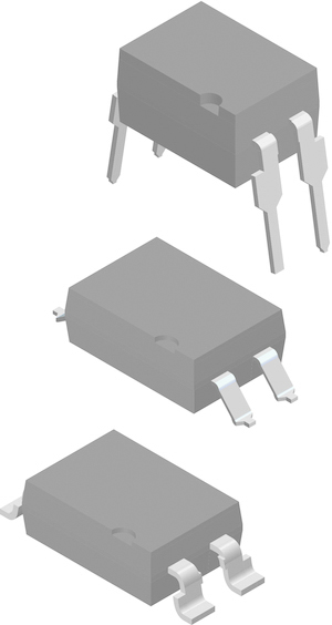 Vishay, SFH610A-1 DC Input Phototransistor Output Optocoupler, Through Hole, 4-Pin DIP