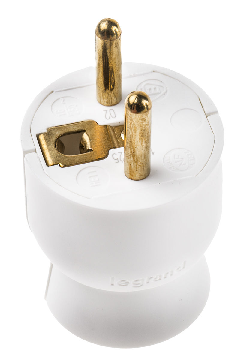 Legrand French Mains Connector, 16A White, Cable Mount Polymer, 250 V