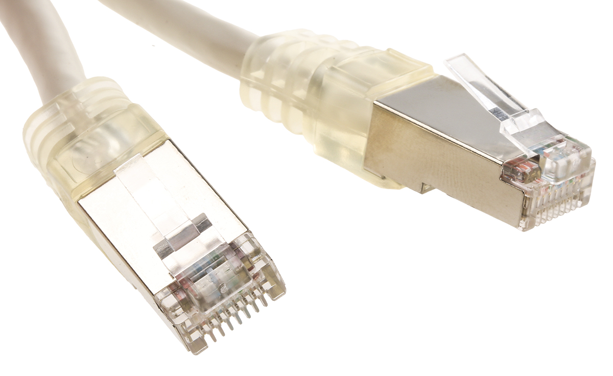 Decelect, 4m Cat5, Grey RJ45 to Male RJ45 Male, F/UTP Shielded, Terminated