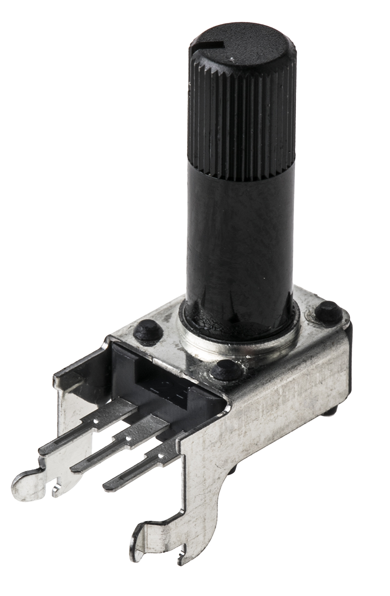 Alps Alpine RK09K 10kΩ Rotary Carbon Film Potentiometer, Panel Mount (Through Hole), RK09K1110A04