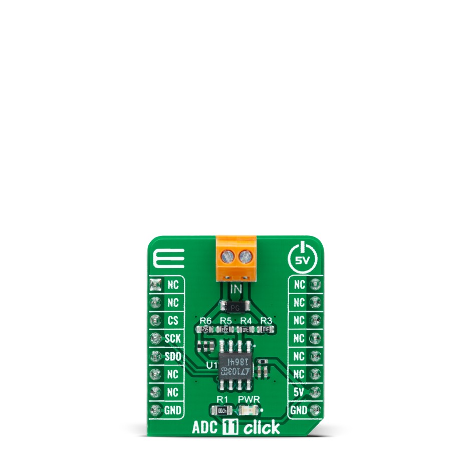 MikroElektronika MIKROE-4593 ADC 11 Click Add On Board Signal Conversion Development Tool