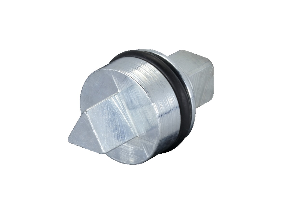 Rittal Silver Die Cast Zinc Lock Insert