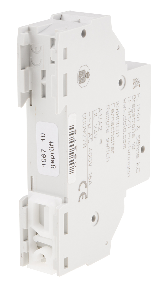 Dold DIN Rail Latching Power Relay, 24V dc Coil, 16A Switching Current, SPST