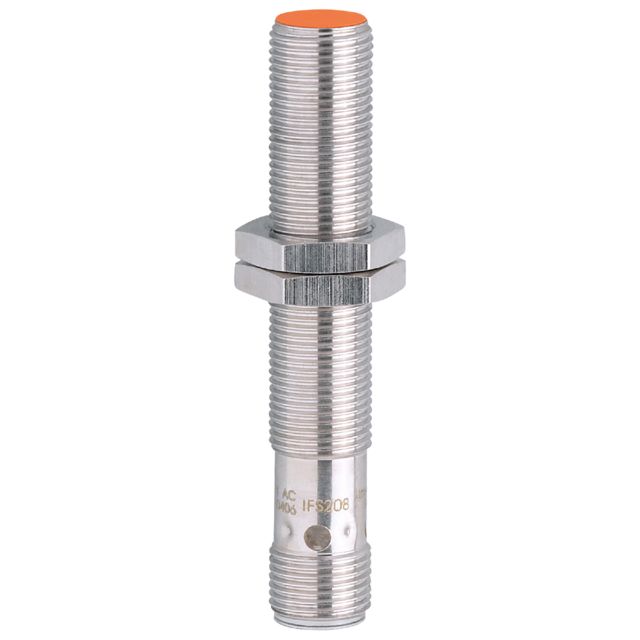 ifm electronic Inductive Threaded Barrel Proximity Sensor, M12, 2 mm Detection, PNP NO, 10 → 36 V dc