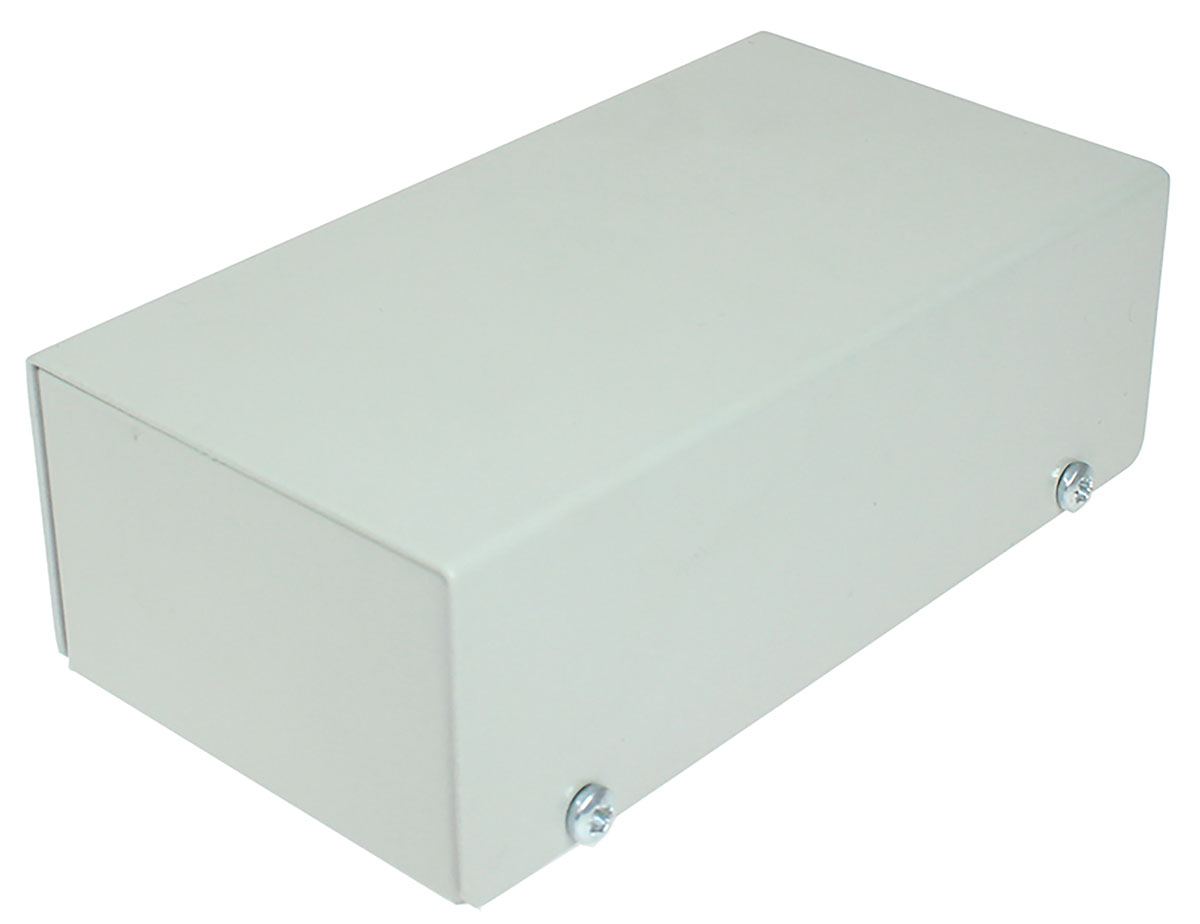 CAMDENBOSS Grey Aluminium Enclosure, Grey Lid, 105 x 125 x 35mm