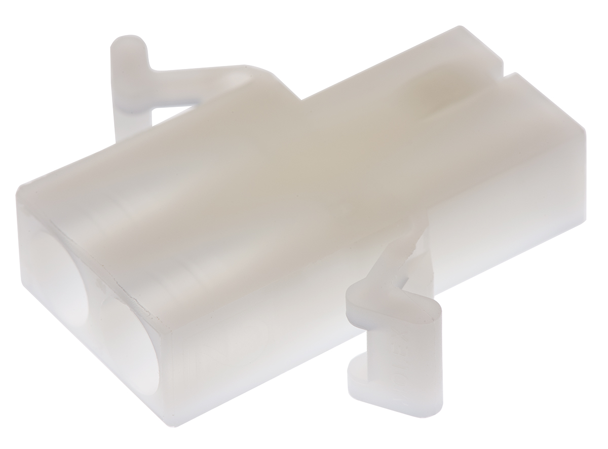 Molex, STANDARD .093" Female Connector Housing, 6.3mm Pitch, 2 Way, 1 Row