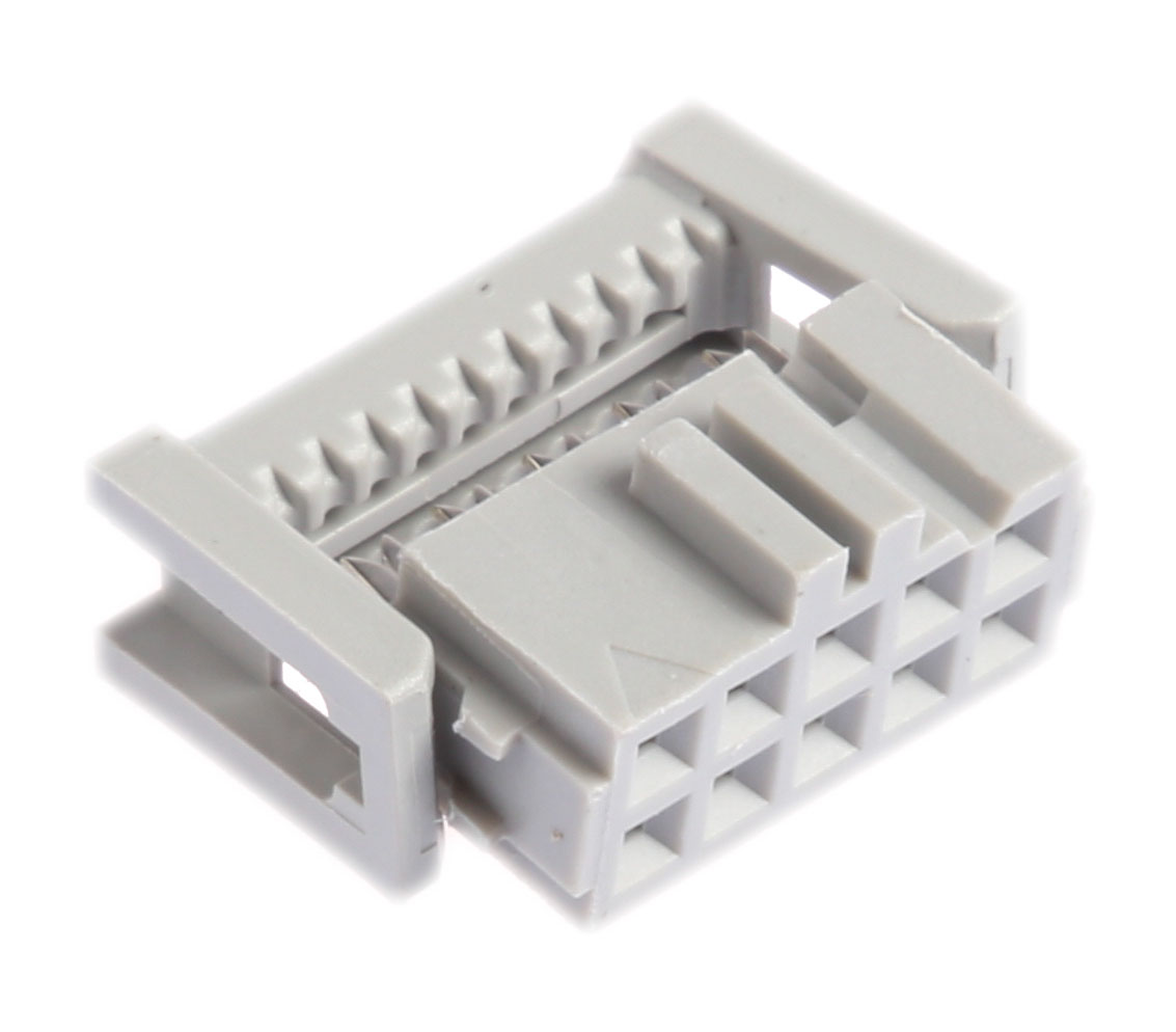 3M 10-Way IDC Connector Socket for Cable Mount, 2-Row