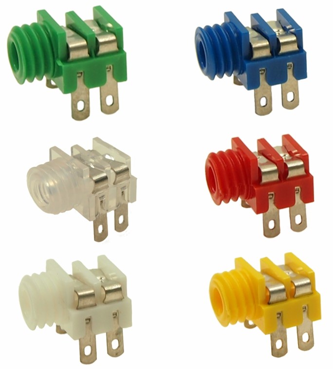 RS PRO Jack Plug 3.5 mm Panel Mount Mono Type Jack Socket Socket