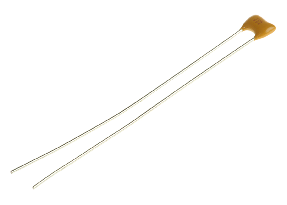 KYOCERA AVX 100nF Multilayer Ceramic Capacitor MLCC, 50V dc V, ±10% , Through Hole