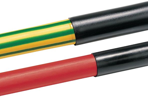 HellermannTyton Adhesive Lined Heat Shrink Tubing, Black 52mm Sleeve Dia. x 1.2m Length 4:1 Ratio, TA42 Series