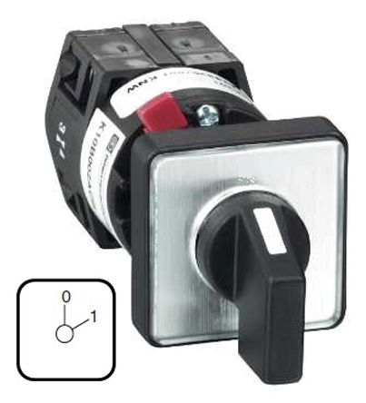 Schneider Electric, SPST 2 Position 45° Rotary Cam Switch, 690V ac