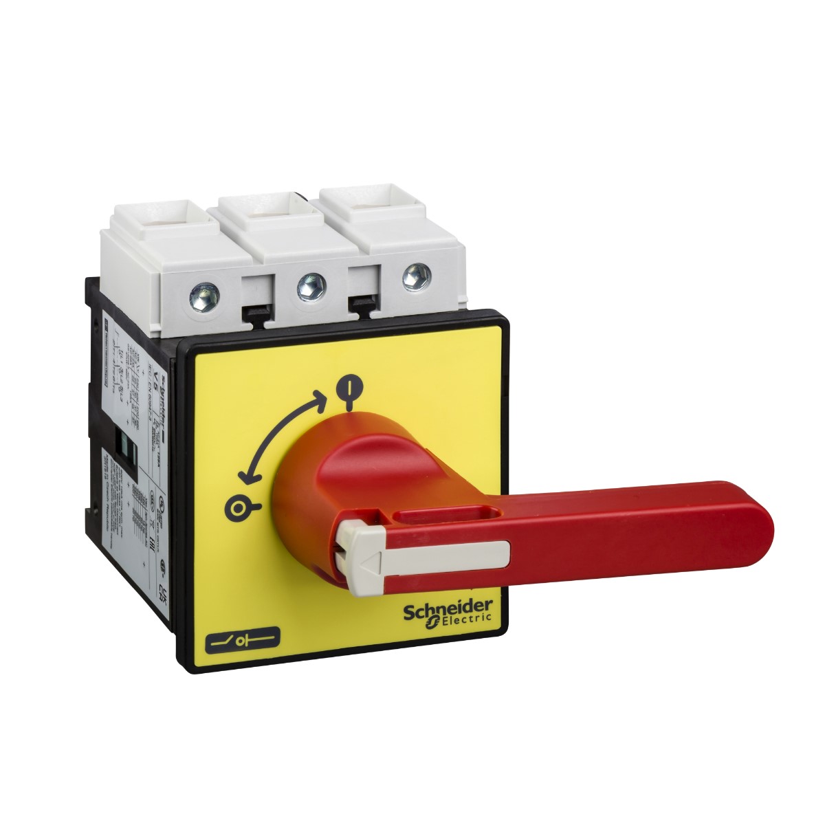 Schneider Electric 3P Pole Panel Mount Isolator Switch - 175A Maximum Current, 55kW Power Rating