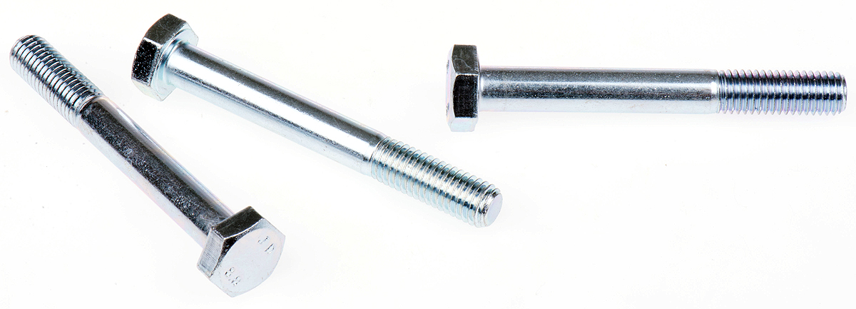RS PRO Bright Zinc Plated Steel, Hex Bolt, M10 x 80mm