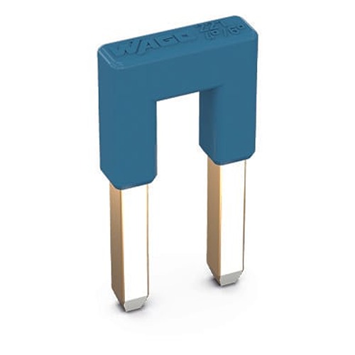 WAGO, 221 Jumper Male Vertical Blue Installation Terminal Blocks and Connectors 2 Way 1 Row