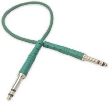 Re-An Products Bantam (TT) to Bantam (TT) Aux Cable, 24in NRA-TT 2FT-GREEN