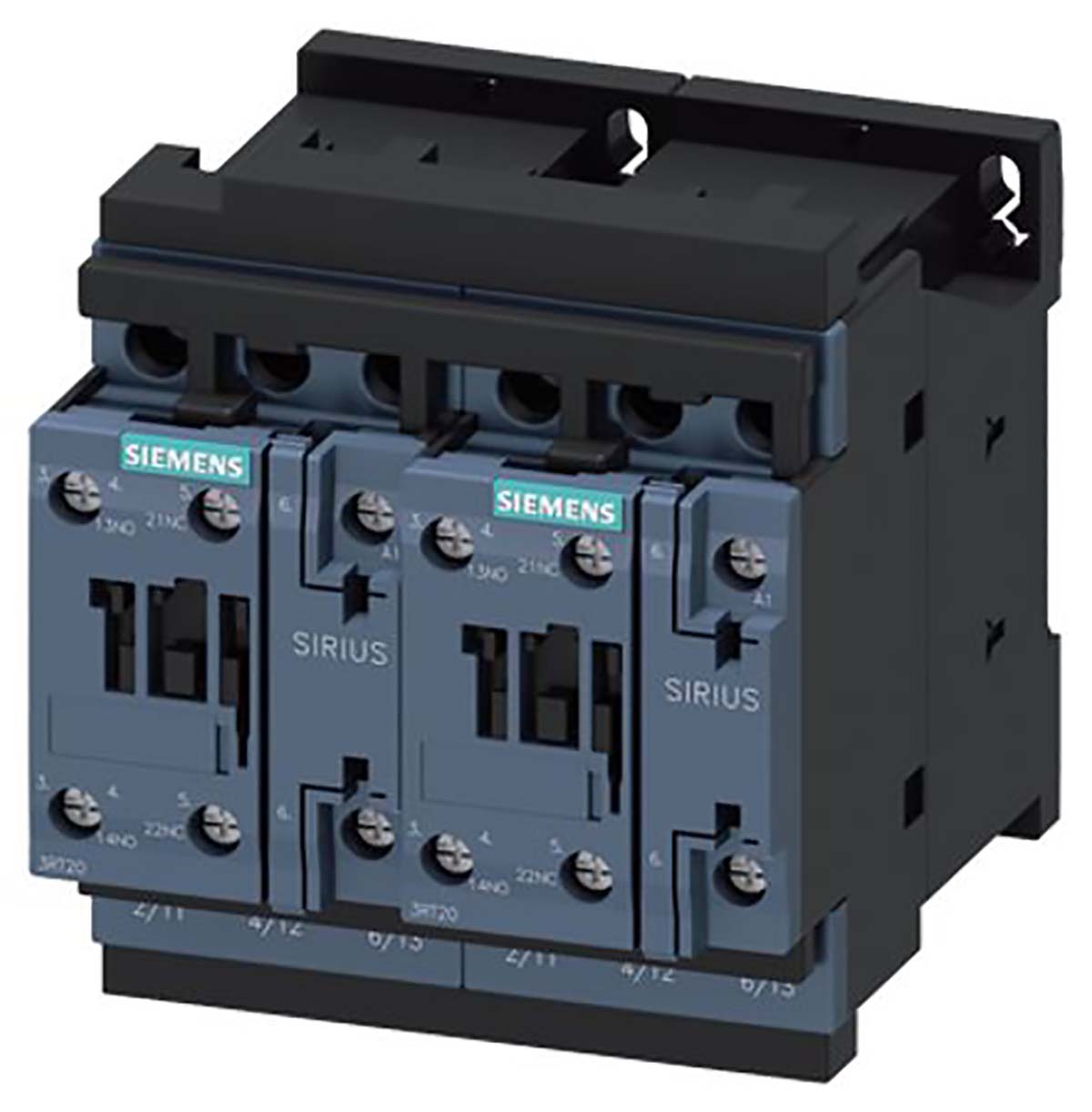 Siemens SIRIUS Reversing Contactor, 230 V ac Coil, 3-Pole, 25 A, 11 kW, 3NO