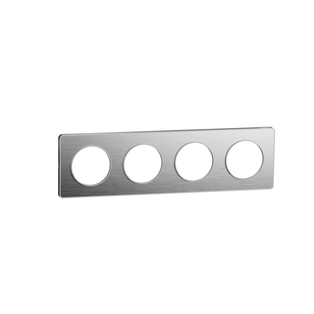 Schneider Electric Grey, 4 Gang, Odace