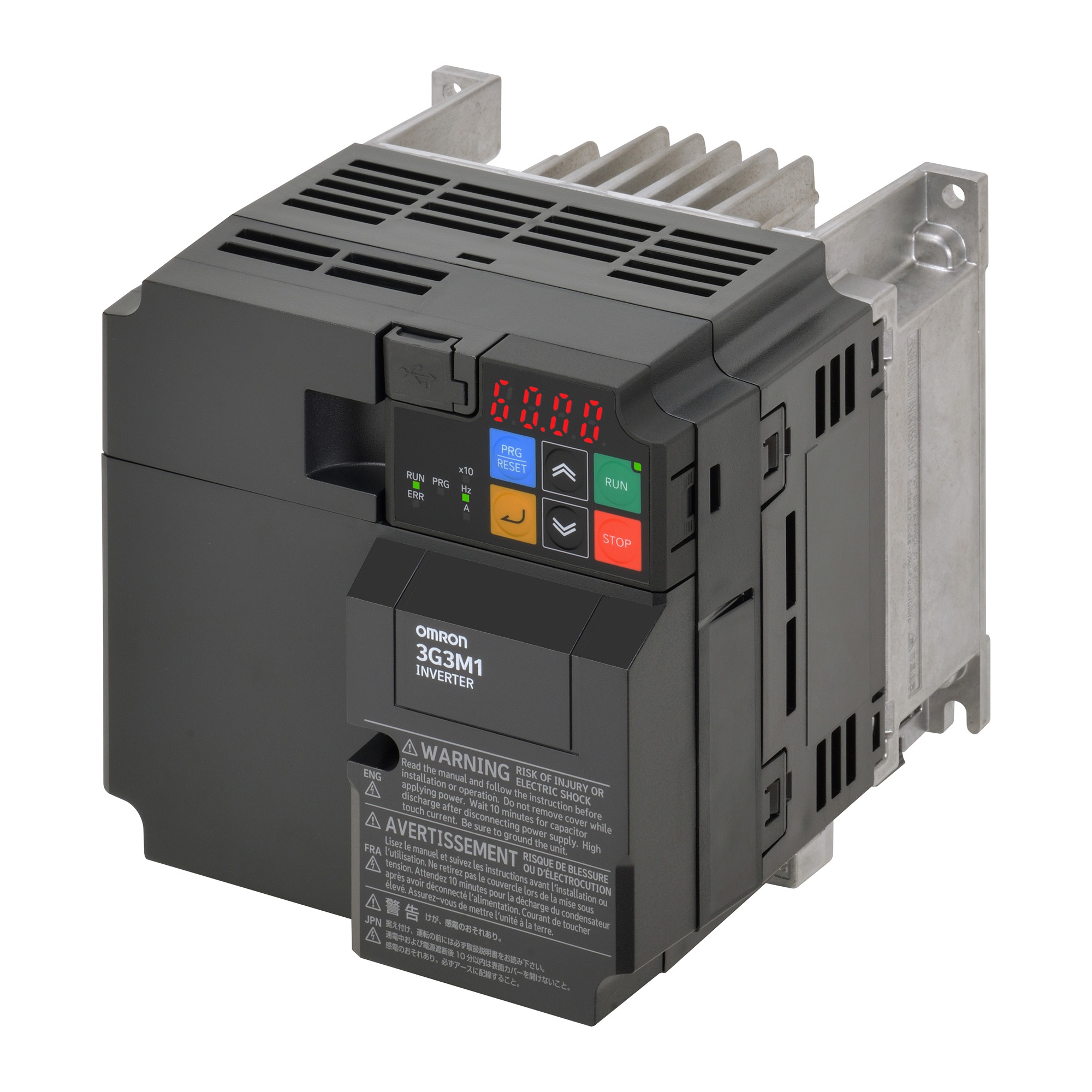 Omron Variable Speed Drive, 22 kW, 3 Phase, M1 Series 400 V ac 11.1 A