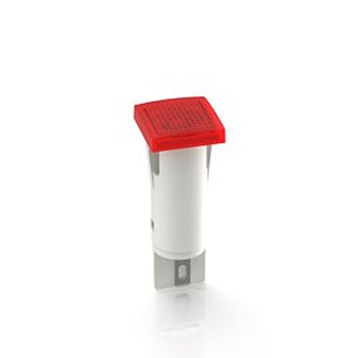 RAFI Red Push Button Lamp for Use with Push Button