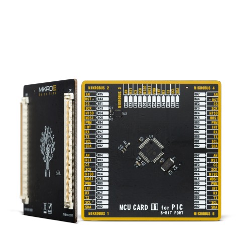 MikroElektronika MCU CARD 11 for PIC PIC18F57Q43 Development Board MIKROE-4351