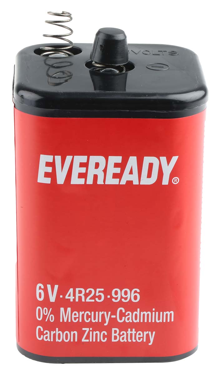 Eveready 996 6V, 11Ah Zinc Chloride Lantern Battery