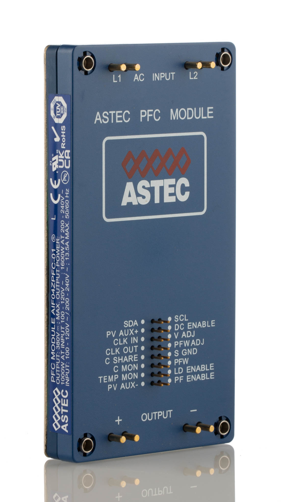 Artesyn Switching Power Supply, AIF04ZPFC-01L, 380V dc, 4.2A, 1.6kW, 1 Output, 120 → 370 V dc, 85 → 264 V