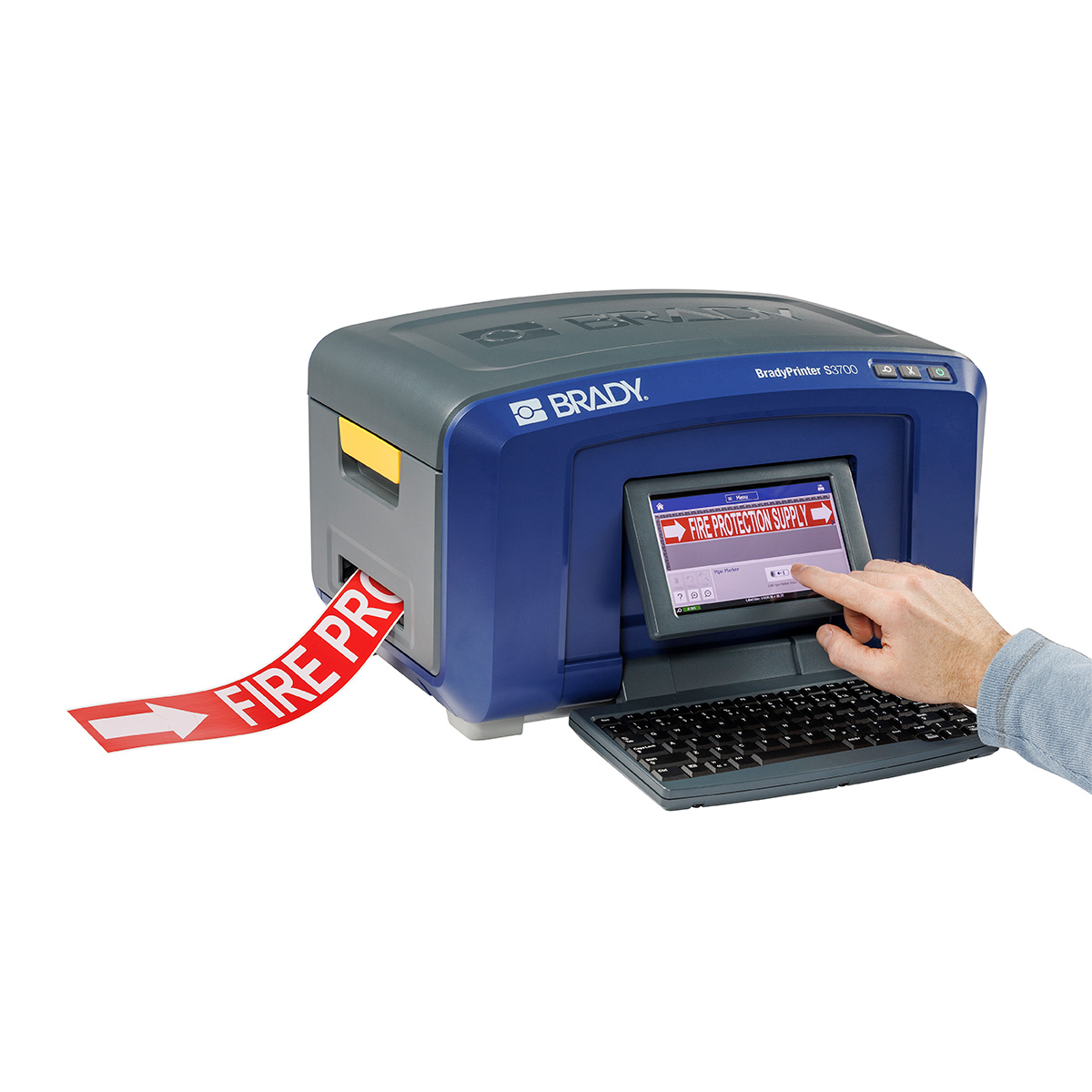 Brady S3700-QWERTY-EU Label Printer, 101.6 Max Label Width, EU