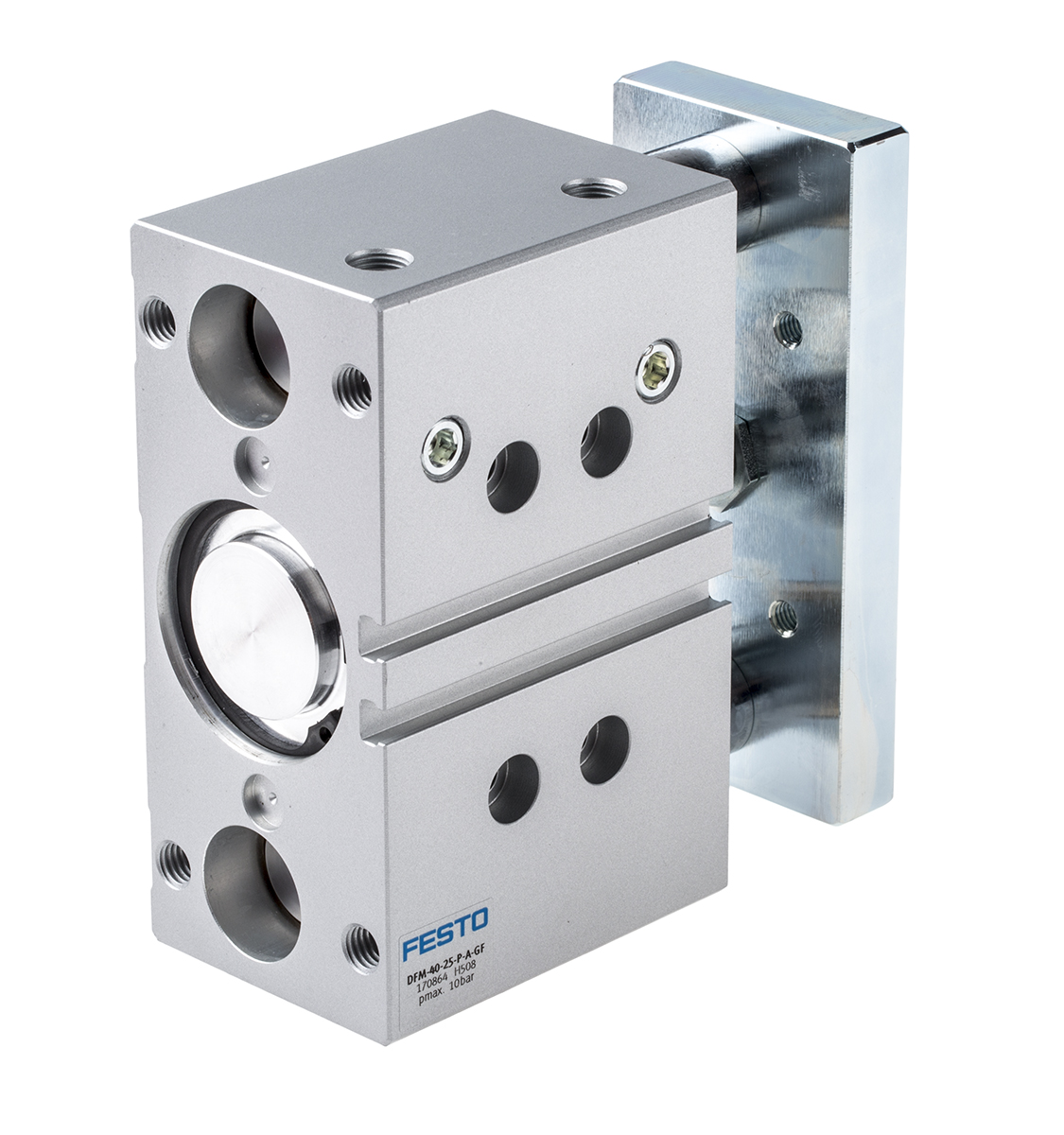 Festo Pneumatic Guided Cylinder - 170864, 40mm Bore, 25mm Stroke, DFM Series, Double Acting
