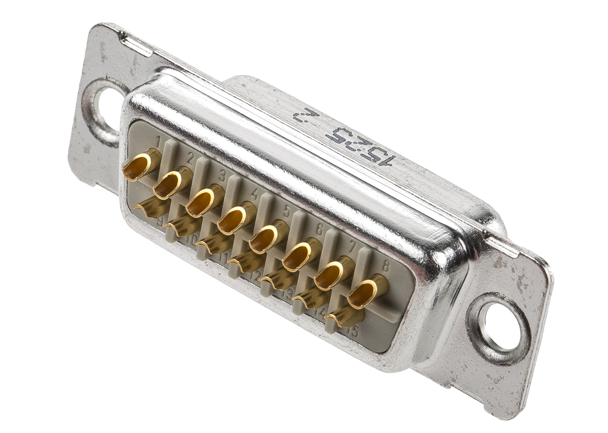 Provertha TMC 15 Way Panel Mount D-sub Connector Socket
