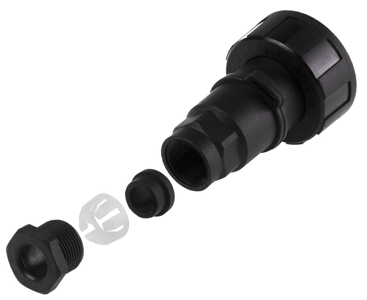 Bulgin Circular Connector, 7 Contacts, Cable, Standard Connector, Plug, Male, IP68, Standard Buccaneer Series