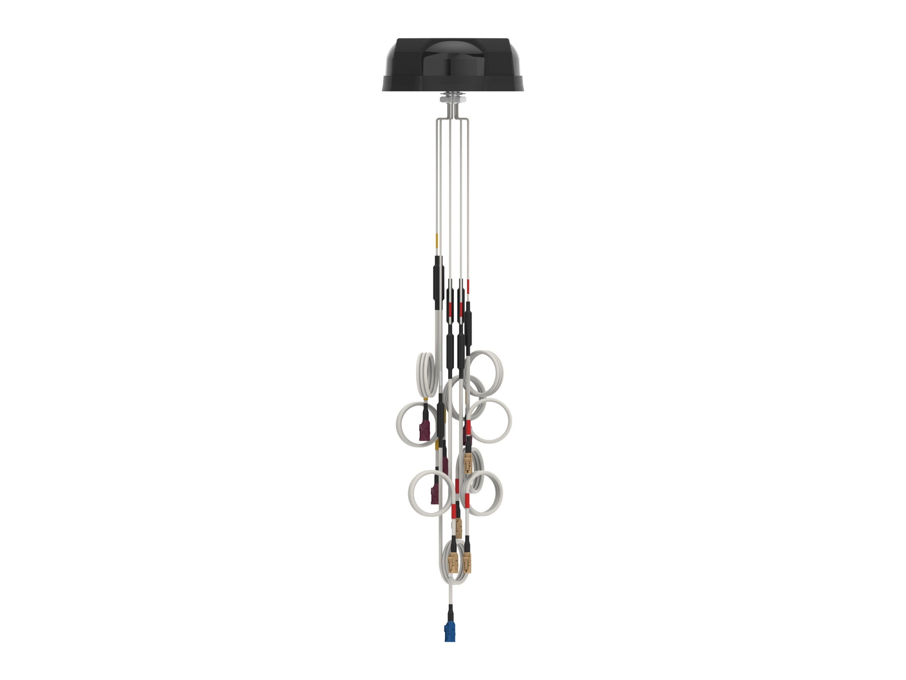 TE Connectivity L000434-02 Dome Multi-Band Antenna with FAKRA Connector, 4G, 4G (LTE), 5G (LTE), Bluetooth (BLE), WiFi,