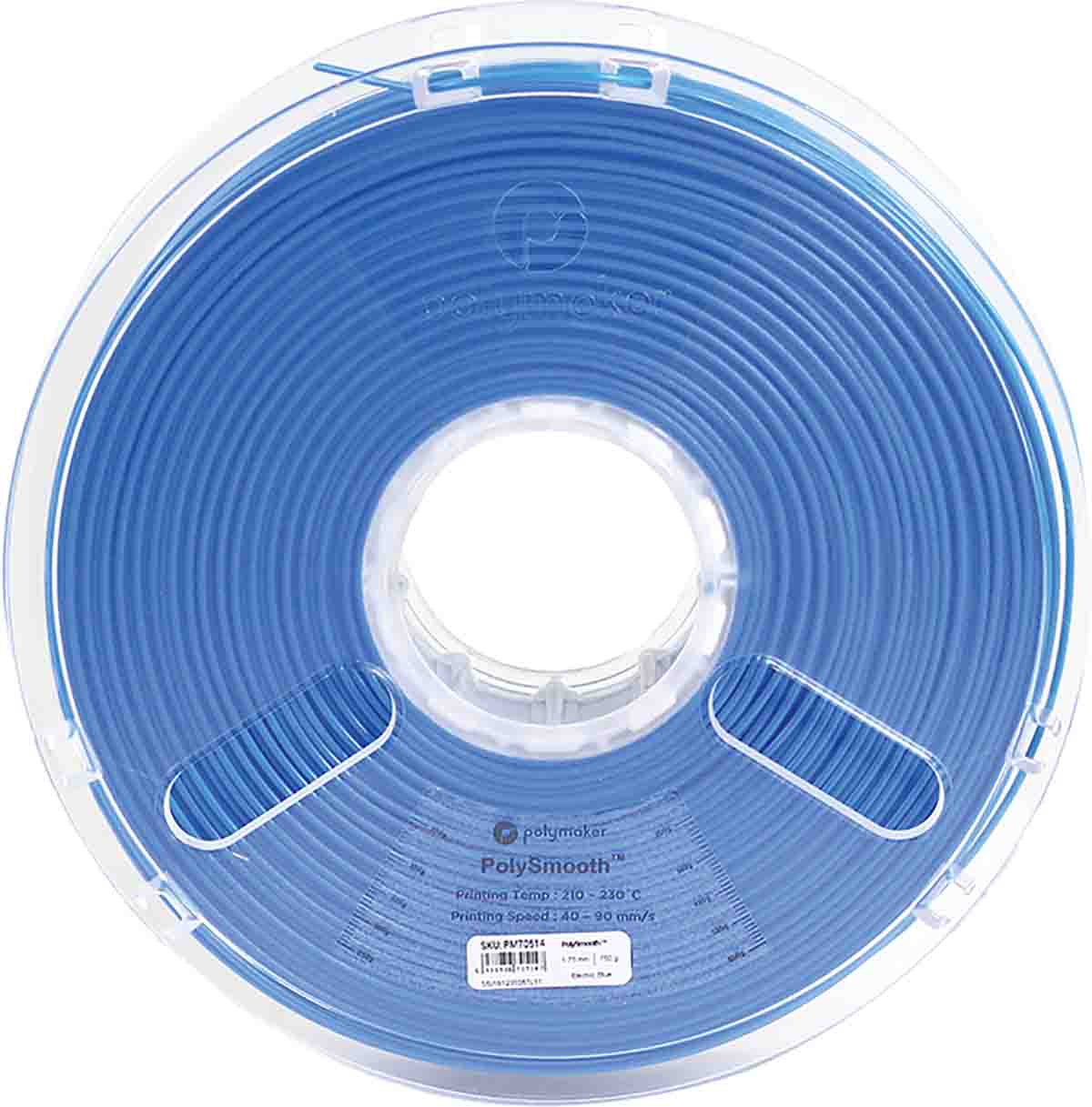 Polymaker 1.75mm Dark Blue PolySmooth 3D Printer Filament, 750g