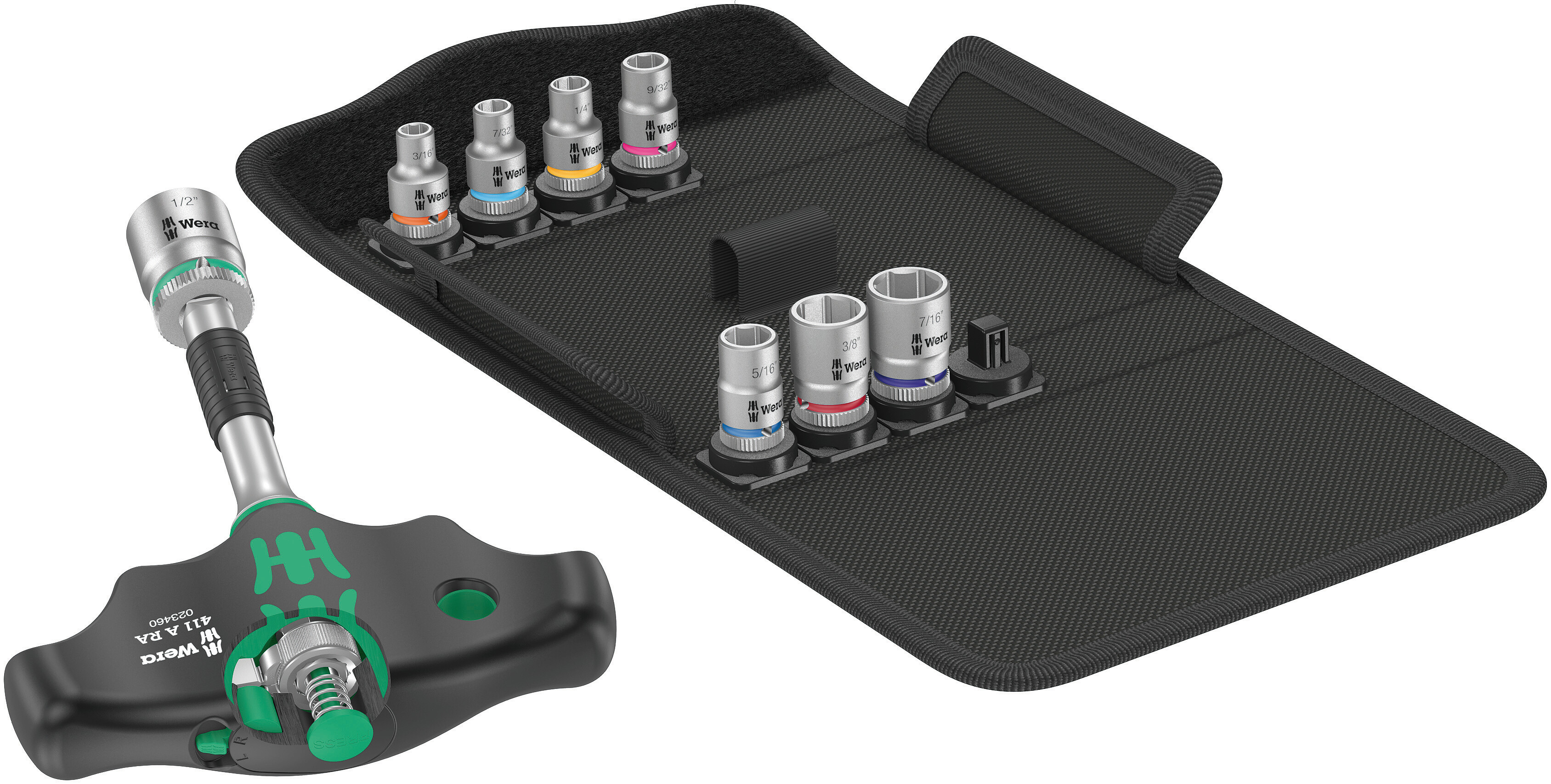 Wera Screwdriver 9 Pieces, Tamperproof Hexagon