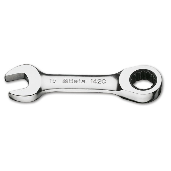 BETA Combination Ratchet Spanner, 15mm, , , 118 mm Overall